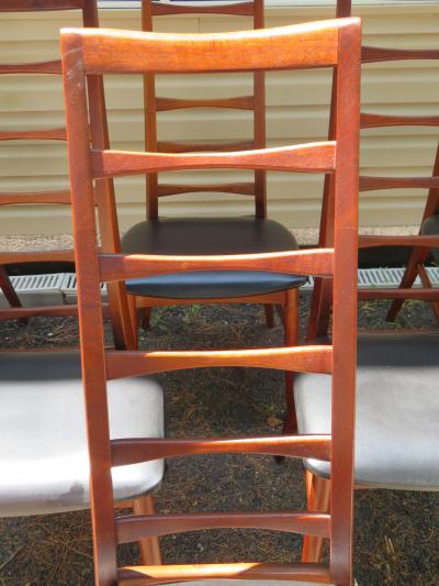 Niels Koefoed 6 Lovely Niels Kofoed style Teak Danish Modern Ladderback LIZ Chair