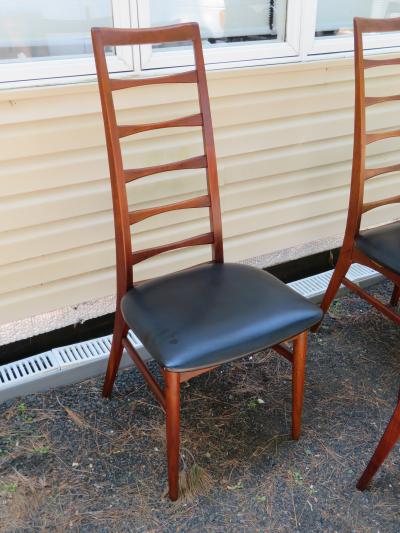 Niels Koefoed 6 Lovely Niels Kofoed style Teak Danish Modern Ladderback LIZ Chair