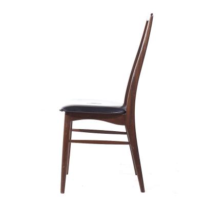 Niels Koefoed Niels Koefoed Eva Mid Century Danish Rosewood Dining Chairs Set of 6