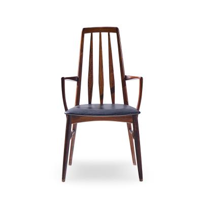 Niels Koefoed Niels Koefoed Eva Mid Century Danish Rosewood Dining Chairs Set of 6