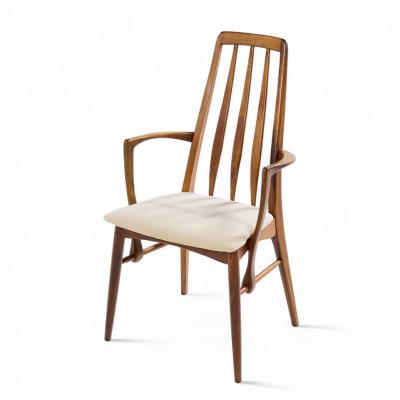 Niels Koefoed Niels Koefoed Eva Mid Century Danish Rosewood Dining Chairs Set of 8