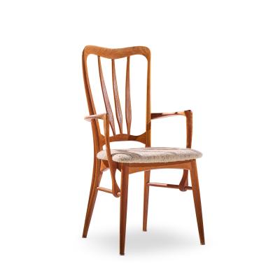 Niels Koefoed Niels Koefoed for Koefoeds Hornslet Ingrid Mid Century Dining Chairs Set of 6