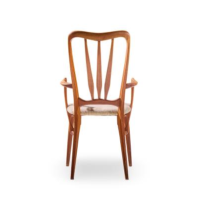 Niels Koefoed Niels Koefoed for Koefoeds Hornslet Ingrid Mid Century Dining Chairs Set of 6