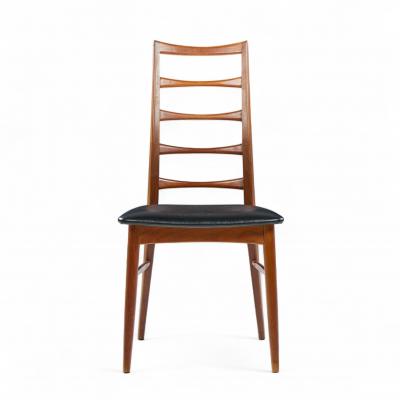 Niels Koefoed Niels Koefoed for Koefoeds Hornslet Lis Danish Teak Dining Chairs Set of 10