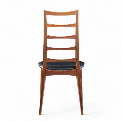 Niels Koefoed Niels Koefoed for Koefoeds Hornslet Lis Danish Teak Dining Chairs Set of 10