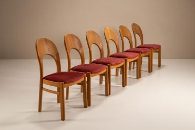 Niels Koefoed Set of Six Morten Dining Chairs by Niels Koefoed Denmark 1960s