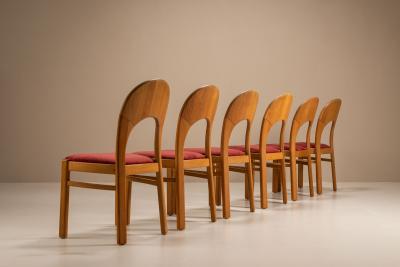 Niels Koefoed Set of Six Morten Dining Chairs by Niels Koefoed Denmark 1960s