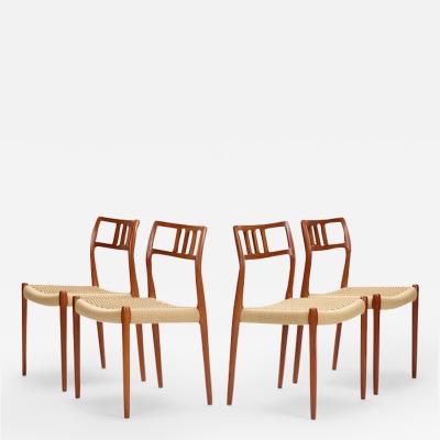 Niels Otto M ller Dining chairs model 79 set of four