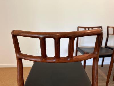 Niels Otto M ller Model 79 Rosewood Chairs by Niels O M ller for J L M llers M belfabrik