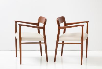 Niels Otto M ller Niels Otto Moller Model 56 Teak Arm Chairs