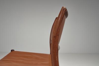 Niels Otto M ller Set of Six Model 80 Dining Chairs by Niels Otto M ller Denmark 1960s