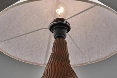 Niels Preben Larsen Glazed Sculptural Table Lamp by Niels Preben Larsen Denmark 1970s