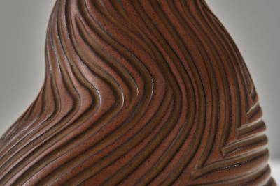 Niels Preben Larsen Glazed Sculptural Table Lamp by Niels Preben Larsen Denmark 1970s