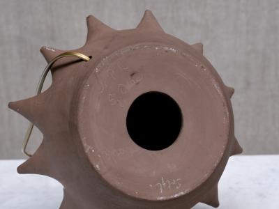 Niels Preben Larsen Large Sculptural Ceramic Table Lamp by Niels Preben Larsen Denmark 1970