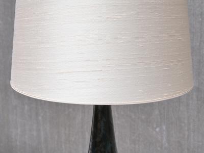 Niels Preben Larsen Sculptural Glazed Ceramic Table Lamp by Niels Preben Larsen Denmark 1967