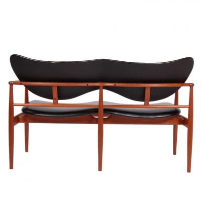 Niels Vodder Rare NV 48 Settee by Finn Juhl