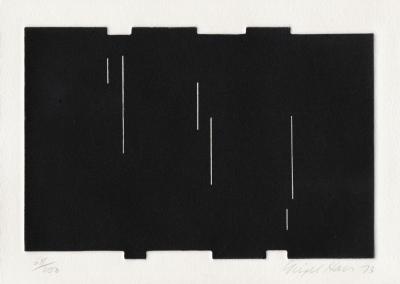 Nigel Hall Untitled from eighteen small prints 1973