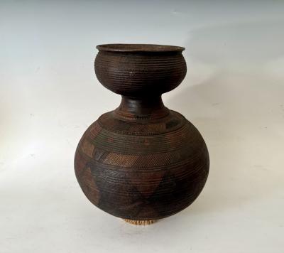 Nigerian Water Vessel Nupe Peope Nigeria mid 20th Century