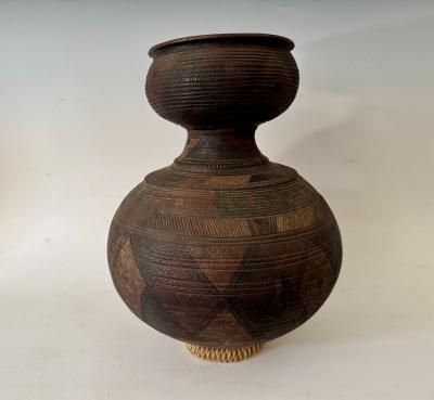 Nigerian Water Vessel Nupe Peope Nigeria mid 20th Century