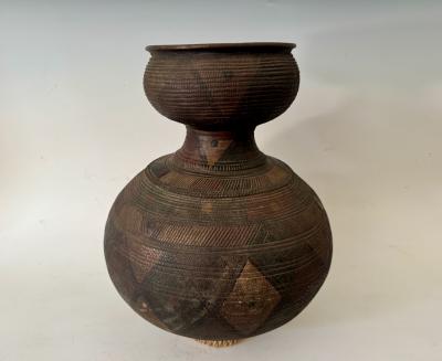 Nigerian Water Vessel Nupe Peope Nigeria mid 20th Century