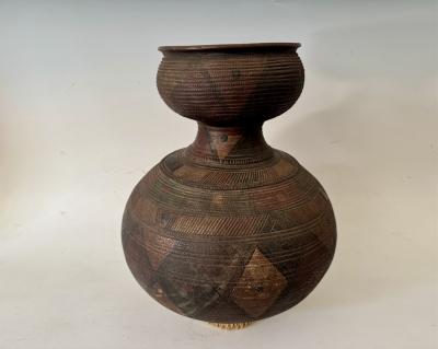 Nigerian Water Vessel Nupe Peope Nigeria mid 20th Century