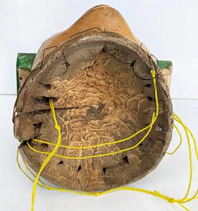 Nigerian Yoruba Gelede Headdress Mask Marionettes Which Have Been Danced