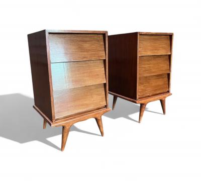 Night Stands or Side Tables with drawers Unknown 1950s Lot 727