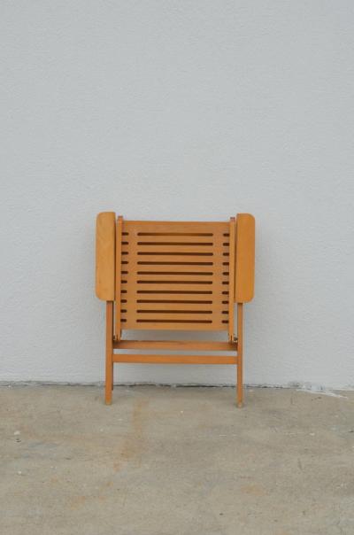 Niko Kralj Iconic Vintage Folding Rex Lounge Chair by Niko Kralj