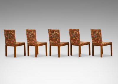 Nils Arbohm Art Deco Set of Ten Dining Chairs by Nils Arbohm and Helge Zimdal