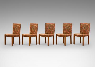 Nils Arbohm Art Deco Set of Ten Dining Chairs by Nils Arbohm and Helge Zimdal
