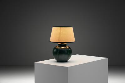 Nils Emil Lundstrom Art Nouveau Table Lamp by Nils Emil Lundstr m Sweden Early 20th Century