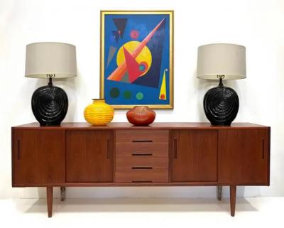Nils Jonsson Mid century Scandinavian Modern Teak Credenza Nils Jonsson Troeds Sweden