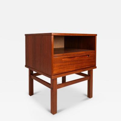 Nils Jonsson Nightstand End Table in Teak by Nils Jonsson