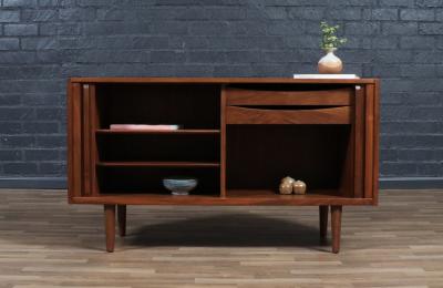 Nils Jonsson Nils Jonsson Atle Tambour Door Credenza w Exposed Dovetail Joinery