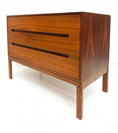 Nils Jonsson Nils Jonsson Vintage Danish Modern Teak Cabinet Rosewood Ends