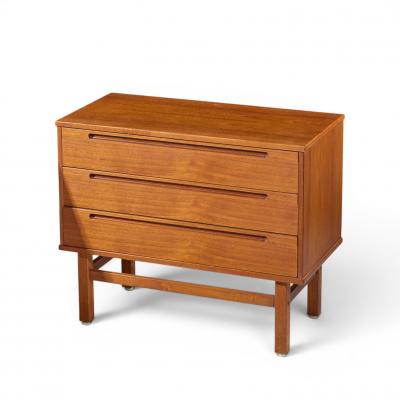 Nils Jonsson Nils Jonsson for T rring M belfabrik Danish Teak Dresser Chest of Drawers Pair