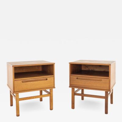 Nils Jonsson Nils Jonsson for Torring Mobelfabrik Danish Teak Nightstands A Pair