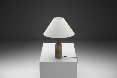 Nils Kahler Glazed Stoneware Table Lamp by Nils K hler Denmark ca 1960s