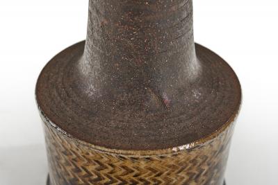 Nils Kahler Glazed Stoneware Table Lamp by Nils K hler for K hler Keramik Denmark ca 1950s