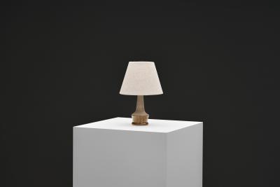 Nils Kahler Glazed Stoneware Table Lamp by Nils K hler for K hler Keramik Denmark ca 1950s