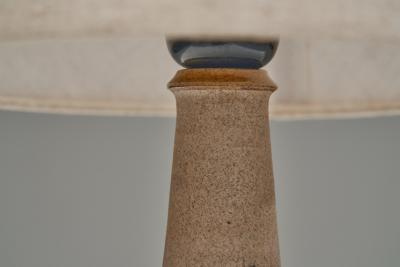 Nils Kahler Glazed Stoneware Table Lamp by Nils K hler for K hler Keramik Denmark ca 1950s