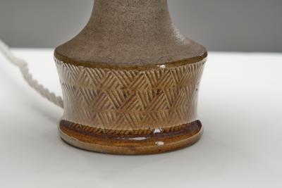Nils Kahler Glazed Stoneware Table Lamp by Nils K hler for K hler Keramik Denmark ca 1950s