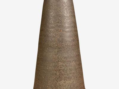 Nils Kahler Nils K hler Table Lamp Green Ceramic Textile Denmark 1960s