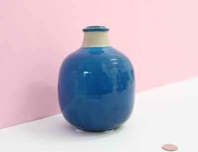 Nils Kahler Nils K hler collection of blue glazed stoneware pieces