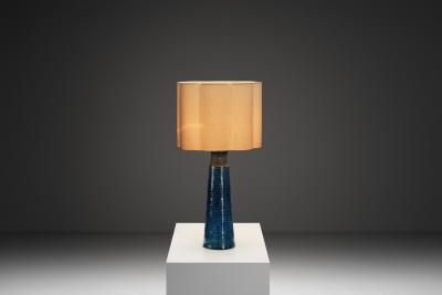 Nils Kahler Nils and Herman K hler Ceramic Table Lamp Denmark 1960s