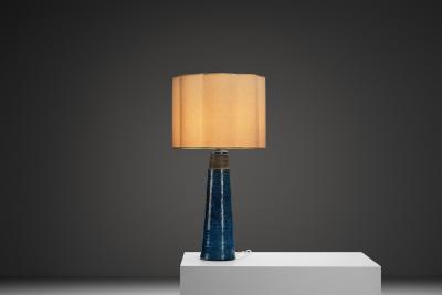 Nils Kahler Nils and Herman K hler Ceramic Table Lamp Denmark 1960s