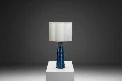 Nils Kahler Nils and Herman K hler Ceramic Table Lamp Denmark 1960s