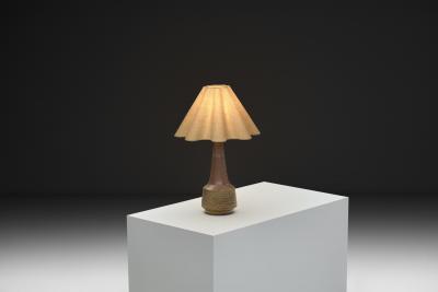 Nils Kahler Table Lamp by Nils K hler Attr for K hler Keramiek Denmark ca 1960s
