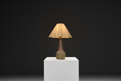 Nils Kahler Table Lamp by Nils K hler Attr for K hler Keramiek Denmark ca 1960s