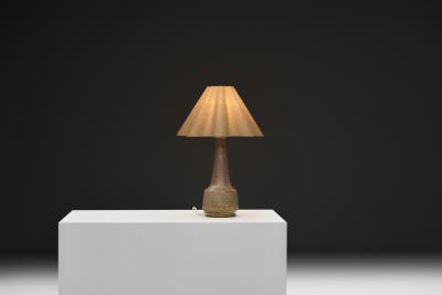 Nils Kahler Table Lamp by Nils K hler Attr for K hler Keramiek Denmark ca 1960s